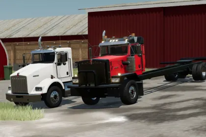 Пак вантажних автомобілів Kenworth B2 2006-2026 для Farming Simulator 22