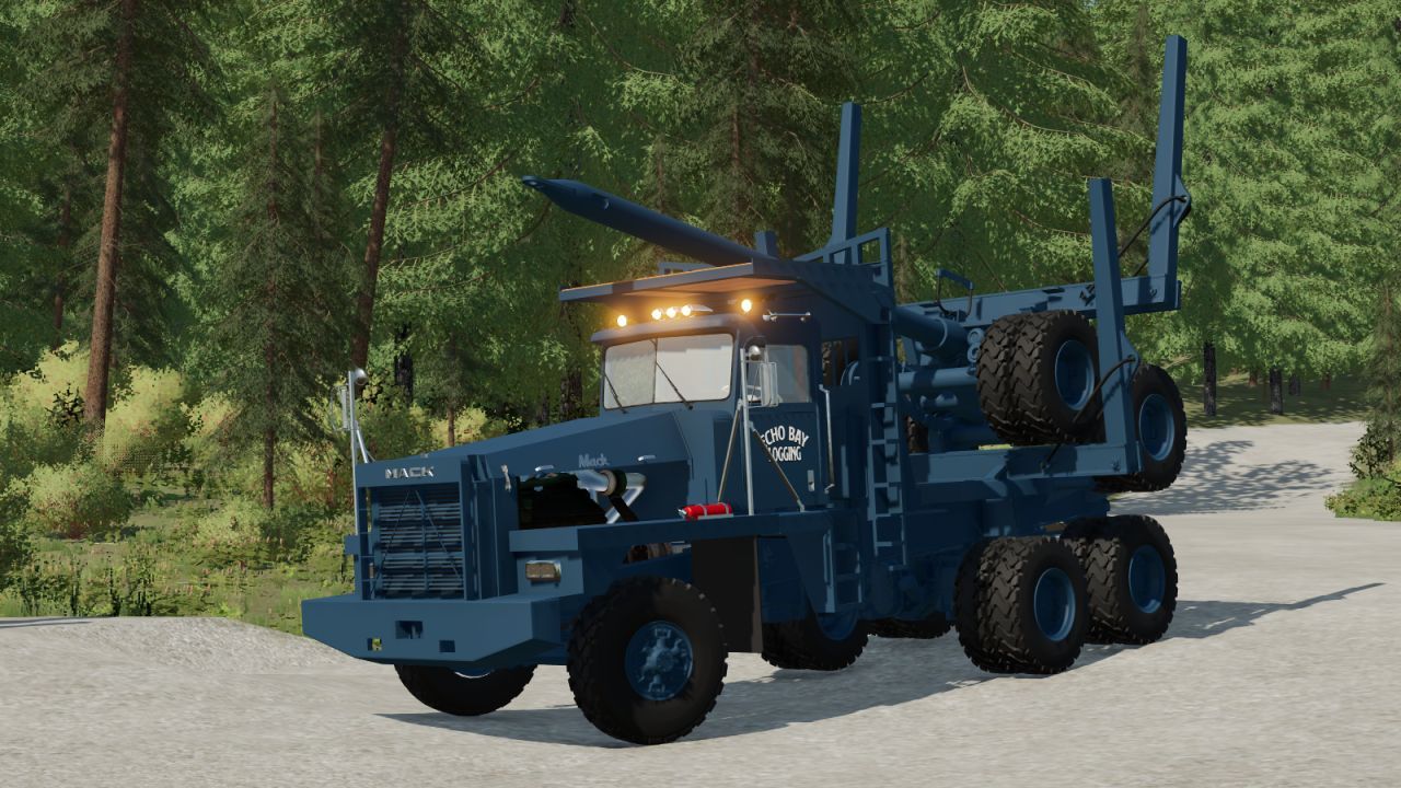 Лісовоз Mack CL350 Timber Transporter (Off-Highway) для Farming Simulator 22