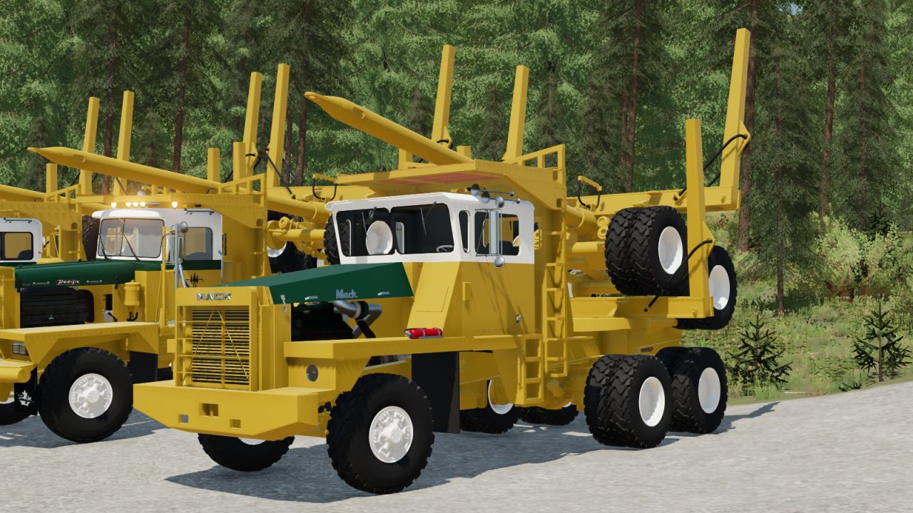 Лісовоз Mack CL350 Timber Transporter (Off-Highway) для Farming Simulator 22