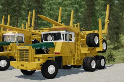 Лісовоз Mack CL350 Timber Transporter (Off-Highway) для Farming Simulator 22 — 3