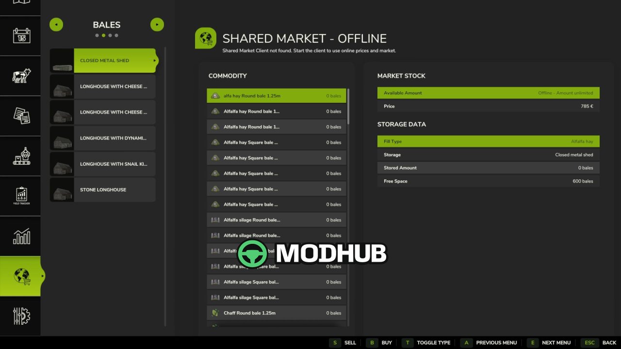 Shared market BETA 2 v0.9.0.41 для FS25