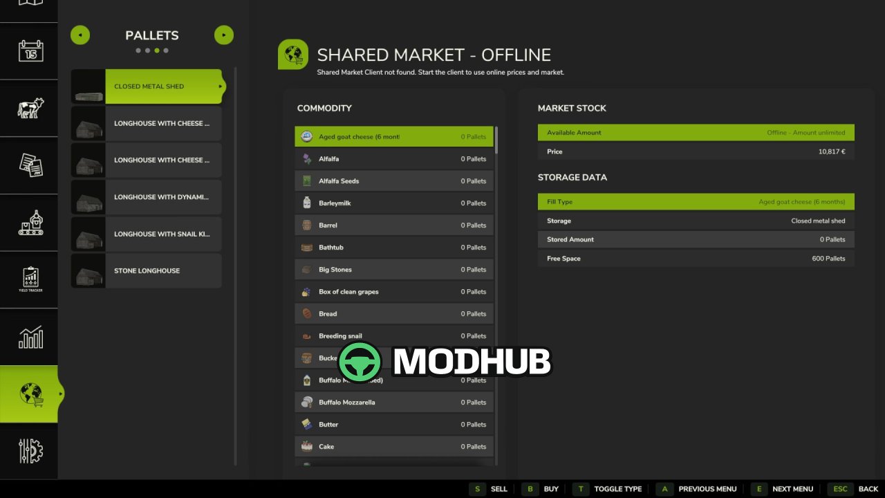 Shared market BETA 2 v0.9.0.41 для FS25