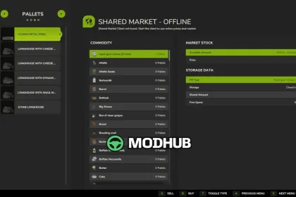 Shared market BETA 2 v0.9.0.41 для FS25 — 4
