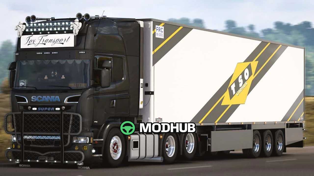 Chereau Trailer v1.60 Truck for ETS2