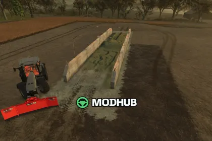 DF Industries Silage-Großbunker M37 (6m High-Wall) v1.0 for FS25