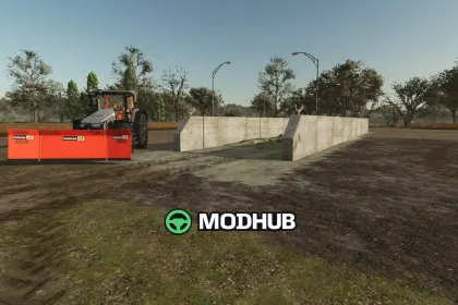 Siloge Grosbunker DF Industries M37 (6m High-Wall) v1.0 do FS25 — 4