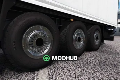 Хромовані ковпаки коліс v1.6 для ETS2