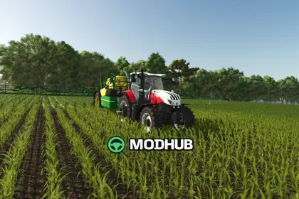 Трактор CNH/Steyr Medium Series US V1.1 для FS25 — 2