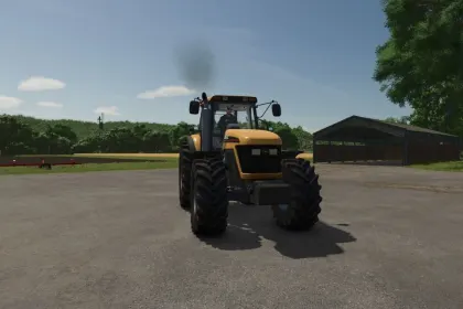 Ефект вихлопного диму Real Exhaust Smoke для Farming Simulator 25