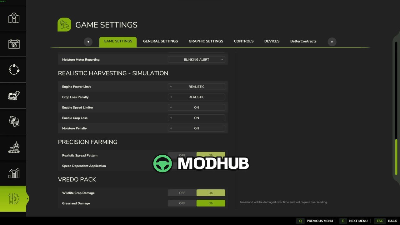 Симулятор Realistic Harvesting V1.5.2 для FS25