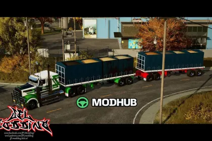 Пак трейлерів Old Trailer Pack v1.0 для FS25 — 2
