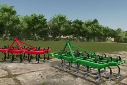 Культиватор Lizard 17-tine для Farming Simulator 25