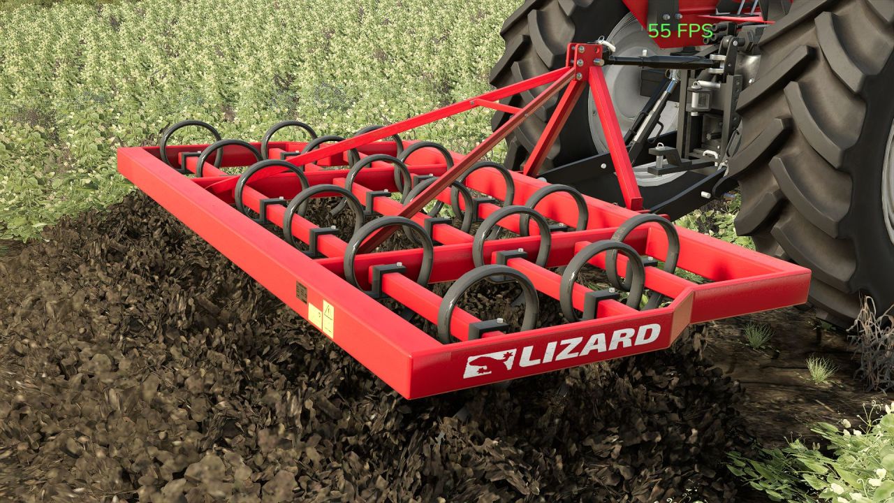 Культиватор Lizard 17-tine для Farming Simulator 25