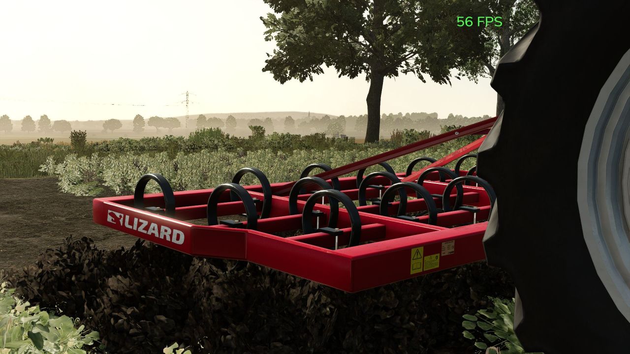 Культиватор Lizard 17-tine для Farming Simulator 25