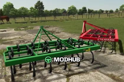 Культиватор Lizard 17-tine V1.0 для FS25 — 2