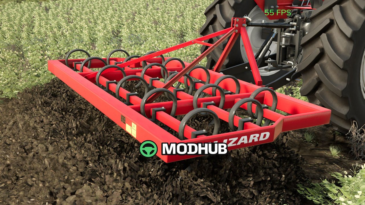 Культиватор Lizard 17-tine V1.0 для FS25