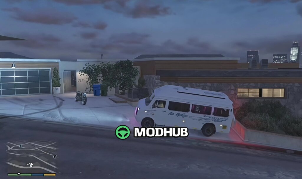 Force Traveller Indian Minibus for GTA 5