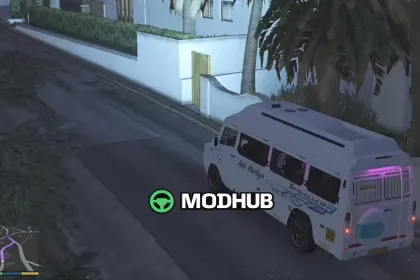 Force Traveller Indian Minibus for GTA 5 — 5