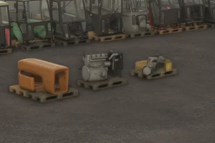 Новий Пакет Decoration on Pallets для Ursus C-360 — Деталі на Піддонах у FS25 — 3