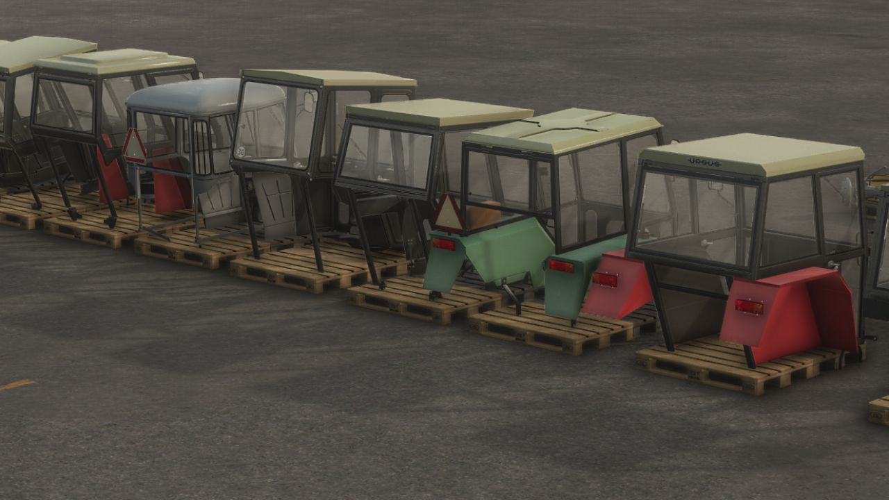 Новий Пакет Decoration on Pallets для Ursus C-360 — Деталі на Піддонах у FS25