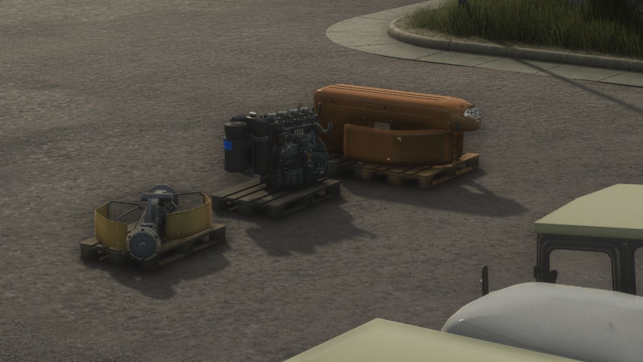 Новий Пакет Decoration on Pallets для Ursus C-360 — Деталі на Піддонах у FS25