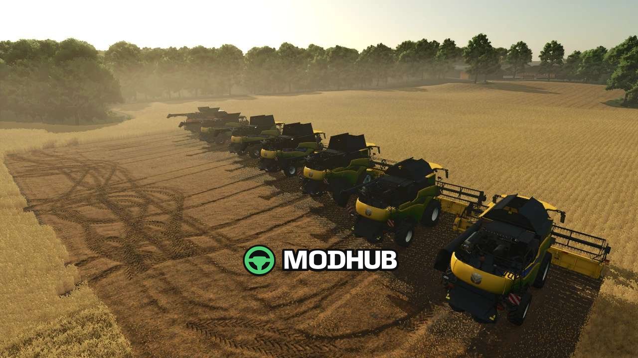 Комбайни New Holland CR-Series Pack v0.9.0.0 для FS25