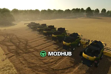 Комбайни New Holland CR-Series Pack v0.9.0.0 для FS25 — 3
