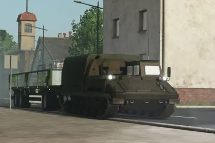 Гусеничний спеціальний модуль 9K317M Buk-M3 (TELAR / Transport Variant) для Farming Simulator 25