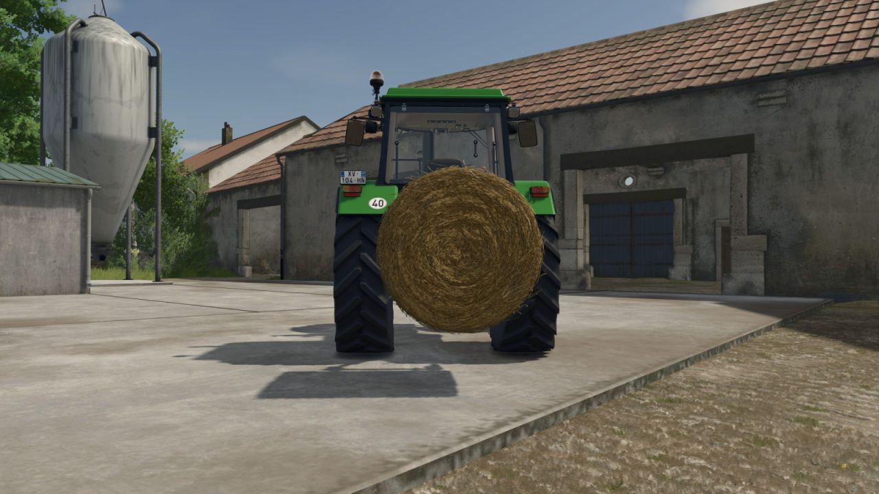 Effizienter John Deere Agri-Power Bale Transport Pick für schnelles Transportieren