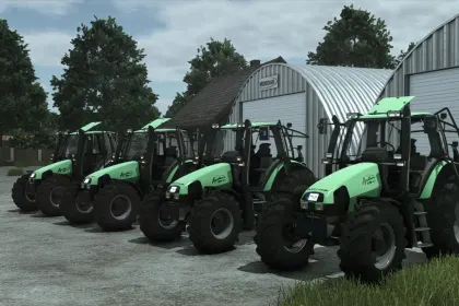 Leistungsstarkes Traktorpaket Deutz Fahr Agrotron 80-150 MK3 für Farming Simulator 25 — 2