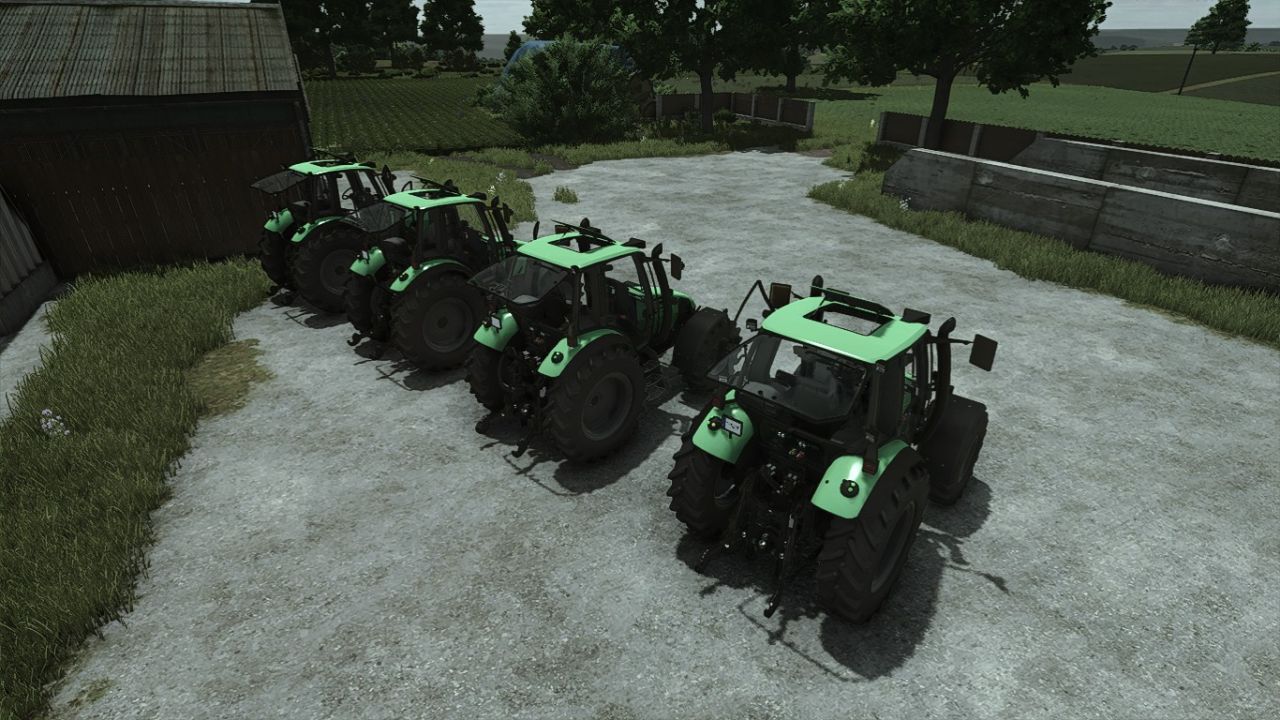 Leistungsstarkes Traktorpaket Deutz Fahr Agrotron 80-150 MK3 für Farming Simulator 25