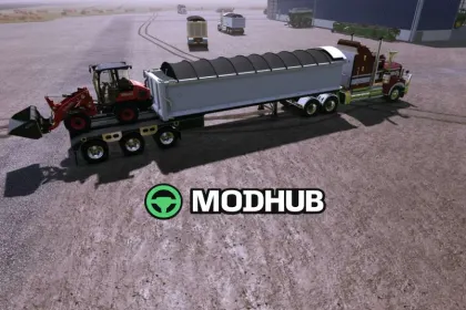 Причіп Kennedy Slider і AR Tipper Bin v1.0 для FS25