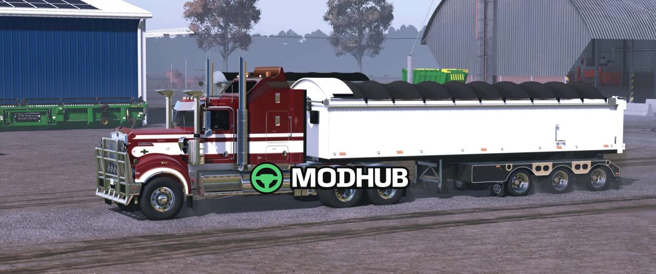 Причіп Kennedy Slider і AR Tipper Bin v1.0 для FS25