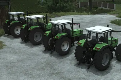 Legendary Tractor Deutz Fahr AgroStar 461–638 Series — Power 88–150 hp for Any Work — 2