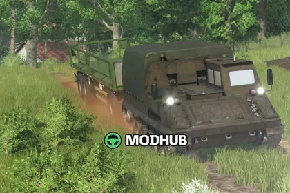 Мобільна ЗРК 9K317M Buk-M3 для FS25 — 3