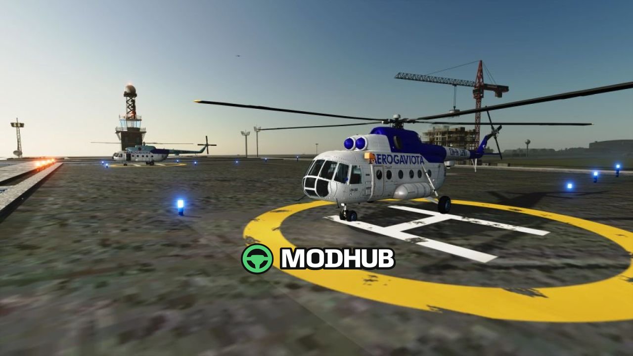 Вертоліт Mil Mi-8 / Mi-17 Aerogaviota Livery V1.0 для FS25