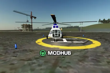 Вертоліт Mil Mi-8 / Mi-17 Aerogaviota Livery V1.0 для FS25 — 4
