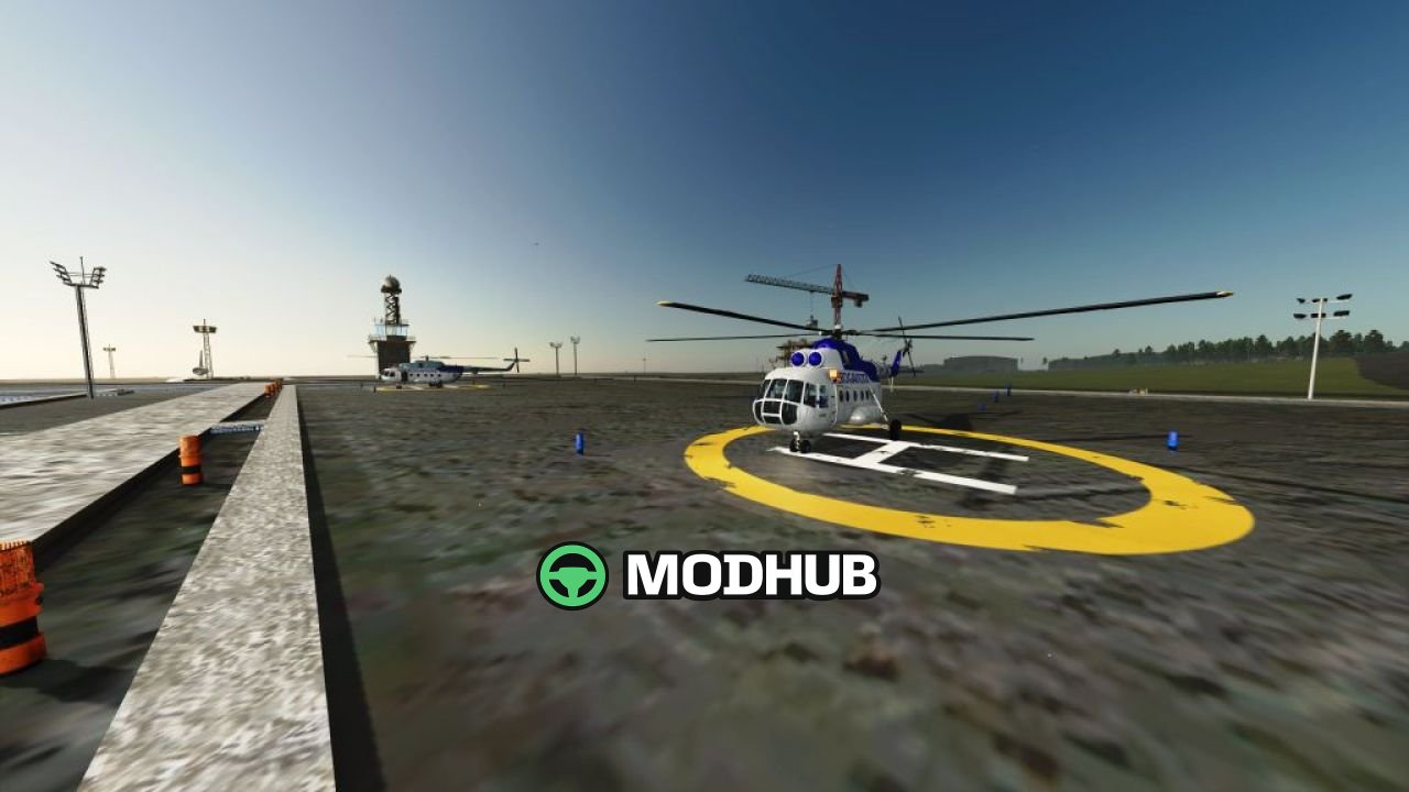 Вертоліт Mil Mi-8 / Mi-17 Aerogaviota Livery V1.0 для FS25