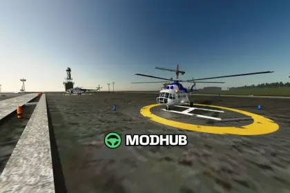 Вертоліт Mil Mi-8 / Mi-17 Aerogaviota Livery V1.0 для FS25 — 5