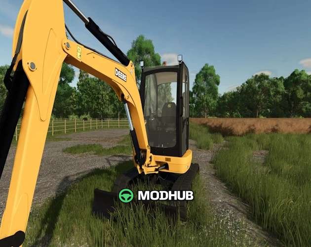 Мініекскаватор John Deere 35C ZTS Mini Excavator v1.0 для FS25
