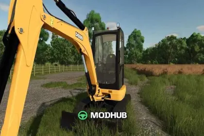 Мініекскаватор John Deere 35C ZTS Mini Excavator v1.0 для FS25 — 2