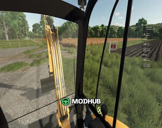 Мініекскаватор John Deere 35C ZTS Mini Excavator v1.0 для FS25