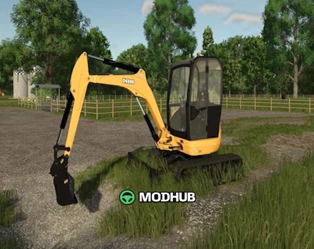 Мініекскаватор John Deere 35C ZTS Mini Excavator v1.0 для FS25