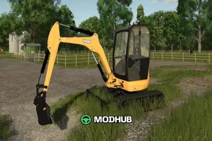 Мініекскаватор John Deere 35C ZTS Mini Excavator v1.0 для FS25 — 4