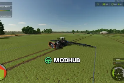 Навісний розподільний стріло-бум Bomech Multi Profi Edit v1.0 для FS25