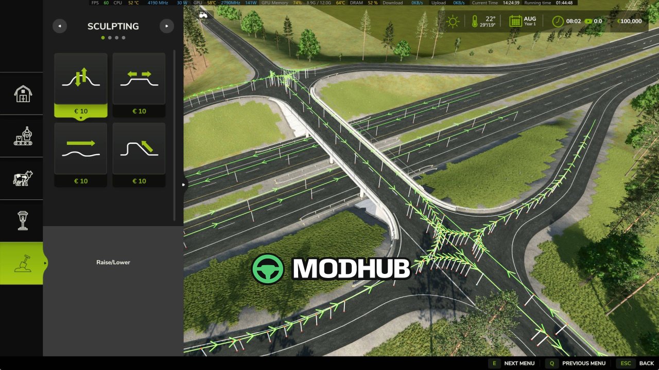 Скрипт AutoDrive WildWest 16x V1.0 для FS25