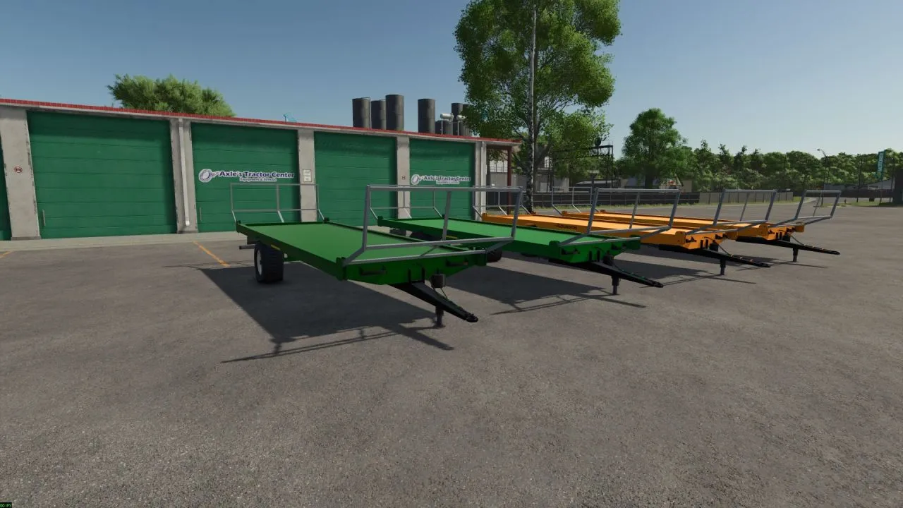 Ефективний Напівнавісний Причіп Gourdon Semi-Mounted Tray з Autoload для FS25