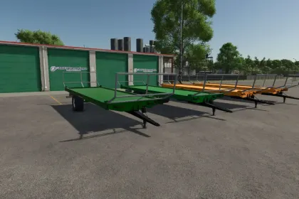 Ефективний Напівнавісний Причіп Gourdon Semi-Mounted Tray з Autoload для FS25 — 1