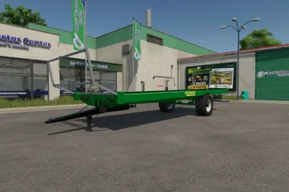 Ефективний Напівнавісний Причіп Gourdon Semi-Mounted Tray з Autoload для FS25 — 3