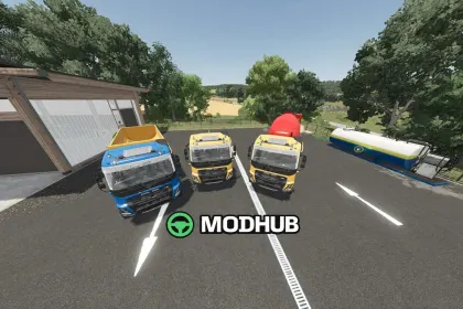 Вантажівка Volvo FMX 8×6 v1.0 для FS25